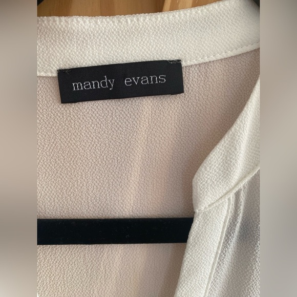 Sheer white blouse - Picture 3 of 5